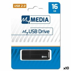 Memória USB MyMedia Preto...