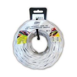 Cabo EDM 3 x 1 mm Branco 5 m